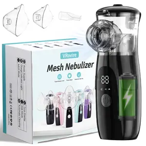 VRovire Luxury Handheld Smart Nebulizer - USB-Powered Rechargeable Lightweight Beauty Products, Self-Cleaning, Quiet Operation, Deep Hydration, Gentle Soothing, Low-Residue Personal Care Device for Sensitive Adults