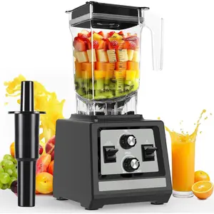 Blender for Smoothies: 1800W  Blenders for Kitchen, 68oz  Pitcher, Timer & Speed Control, 6 Stainless Steel , Dishwasher Safe Blender for Ice Crush/Smoothies/Frozen Drinks/Grey