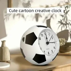 2026 Soccer Competition Style Creative Alarm Clock Simple Bedside Clock for Students & Kids Perfect Wake-Up Helper Unique Design Fun Practical