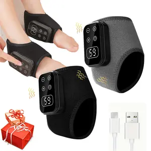 Electric Heat Ankle Brace Graphene Hot Compress, Warm Relax Foot Massager, Smart Temperature Control, Fall Winter Gift for Elders, Relaxation Aid