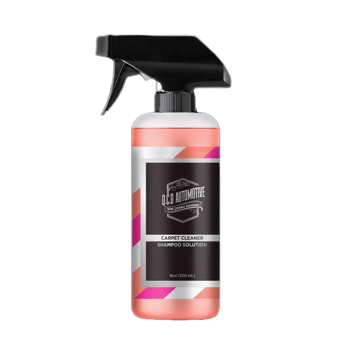 OCD Carpet Cleaner Shampoo Anti-bacterial Solution | 16oz Concentrate Bottle Household Cleaning