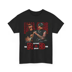 2026 Concert Style R&B Shirt, Oversized Comfort Urban Graphic Tee