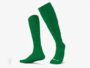 We Ball Sports Extra Long Padded Scrunch Socks (Green)
