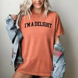 I'm A Delight, Funny, Sassy, Aesthetic, Meme Shirt, Women's, Comfort Colors Tee