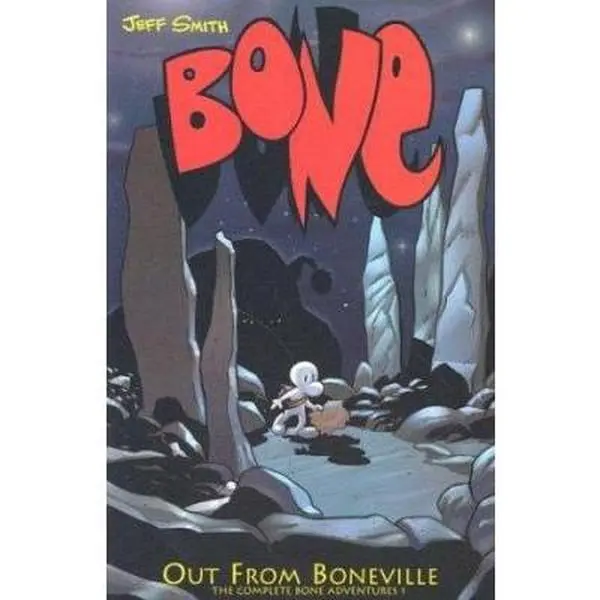 Used Bone Vol. 1: Out From Boneville Award-Winning Collectible Graphic Novel Comic Book Trade Paperback by Jeff Smith - English, Clean, Like New, Bone Cousins, New York Times Featured (Humanities & Social Sciences, History & Culture)