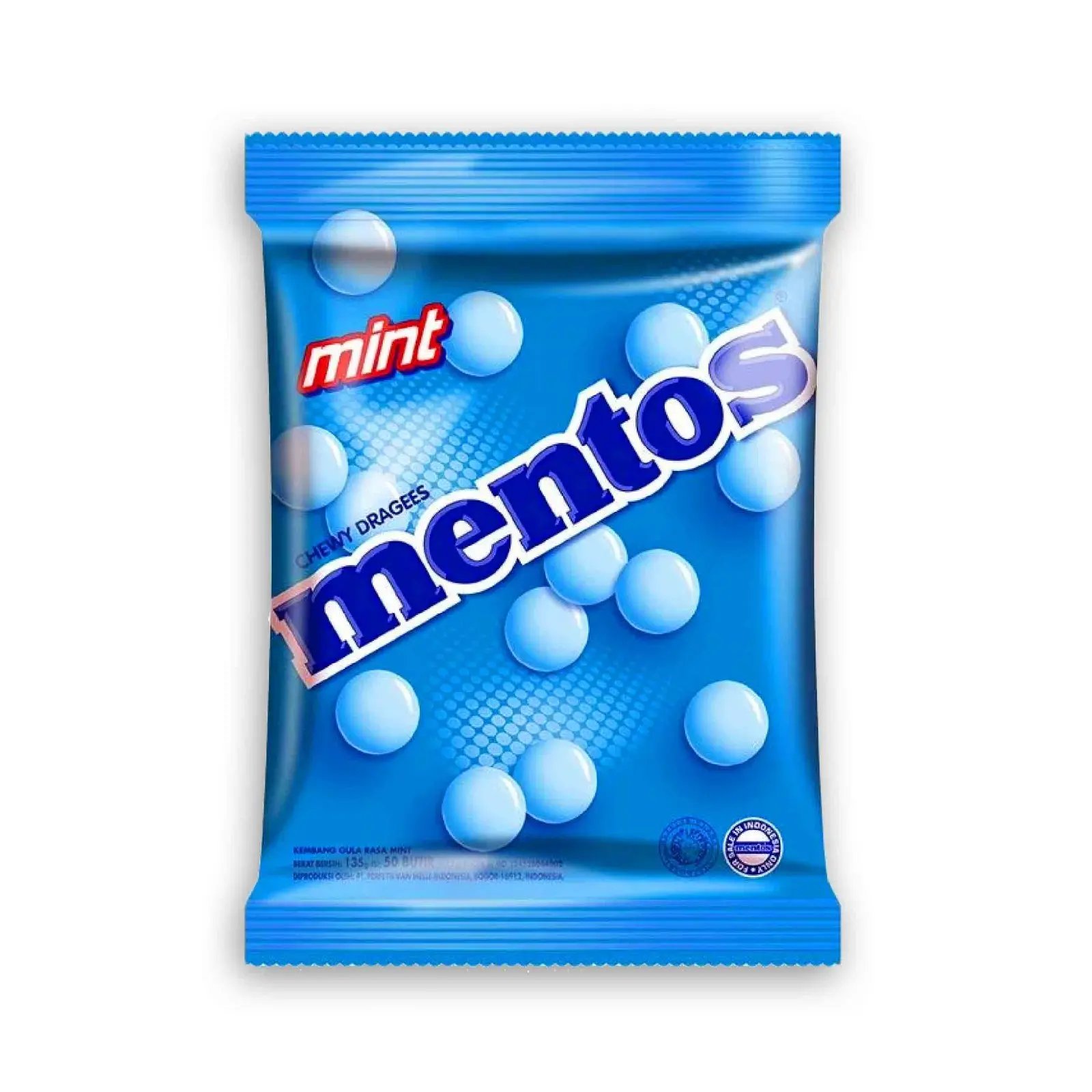 Mentos Mint 4.76oz (135g) - Made in Indonesia | Fresh & Cool Mentos ...