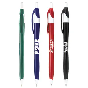 Personalized Stratus Solids Classic Click Pen Printed with Your Logo