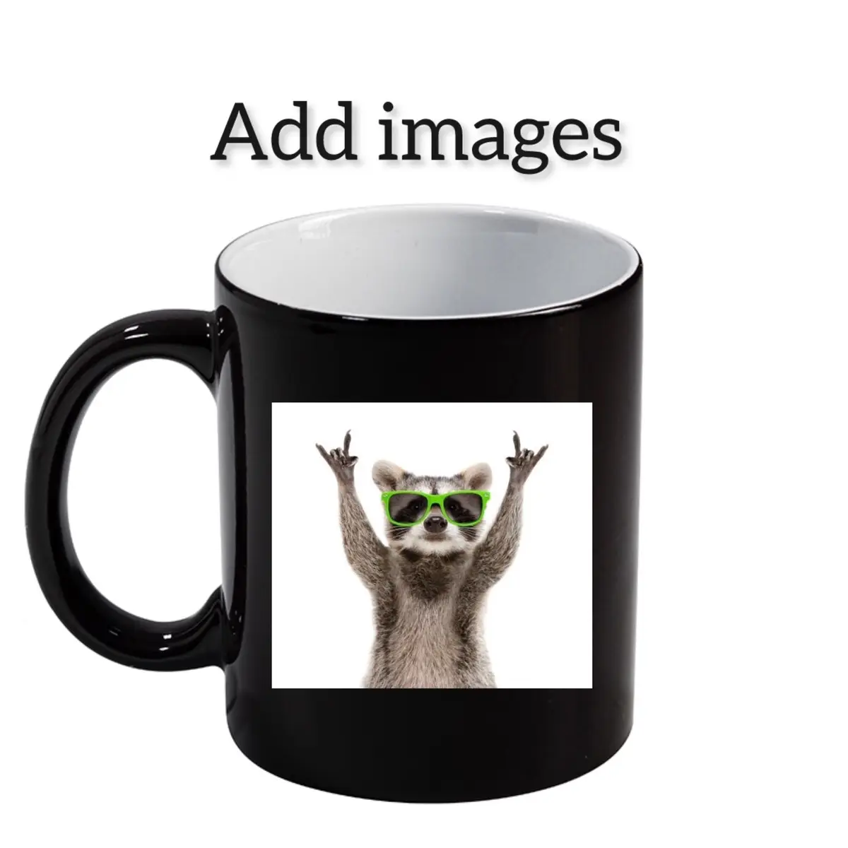 Custom mug,color changing,black mug to white mug