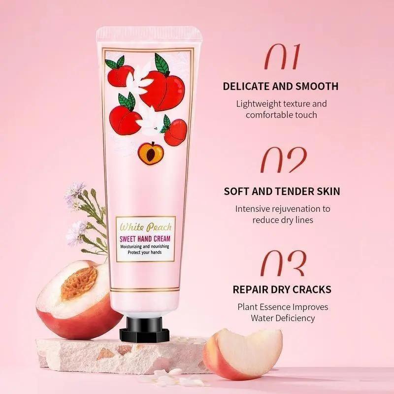 Citrus & Grapefruit Fruity Scent Hand Cream - Extra Moisturizing Daily Care Lotion for Women, Hydrating Nourishing, Compact Portable, Soothes Dry Cracked Hands, Extra Moisturizing Hand Lotions