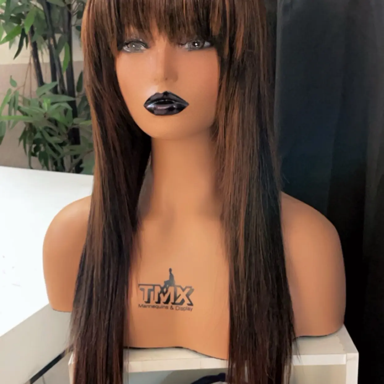 100% human hair, custom-made wig