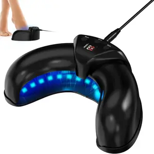 KTS Laser Device for Nail & Toenail Fungus Cleaning Machine with 12X470Nm & 6X910Nm for Onychomycosis Cure Rechargeable Pedicure Tool Pedicure Kit