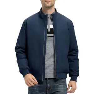 Men's Bomber Jackets Winter Fall Casual Stylish Warm Fashion Quilted Windbreaker Coats