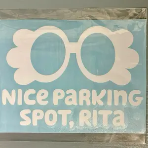 Muffin Blue Heeler Car Decals - Character Design for Car Decoration, Featuring Two Designs Grannies & Finger