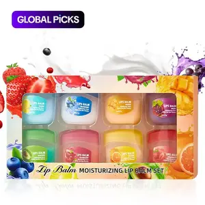 Fruity Lip Balm Variety Pack, Beeswax Night Lip Balms, Colorless, Moisturizing & Nourishing Lip Care Set, Portable, Compact & Convenient, Easy to Carry, Cute Appearance, Perfect for Party, Graduation & Wedding Gifts #GLOBAL PICKS