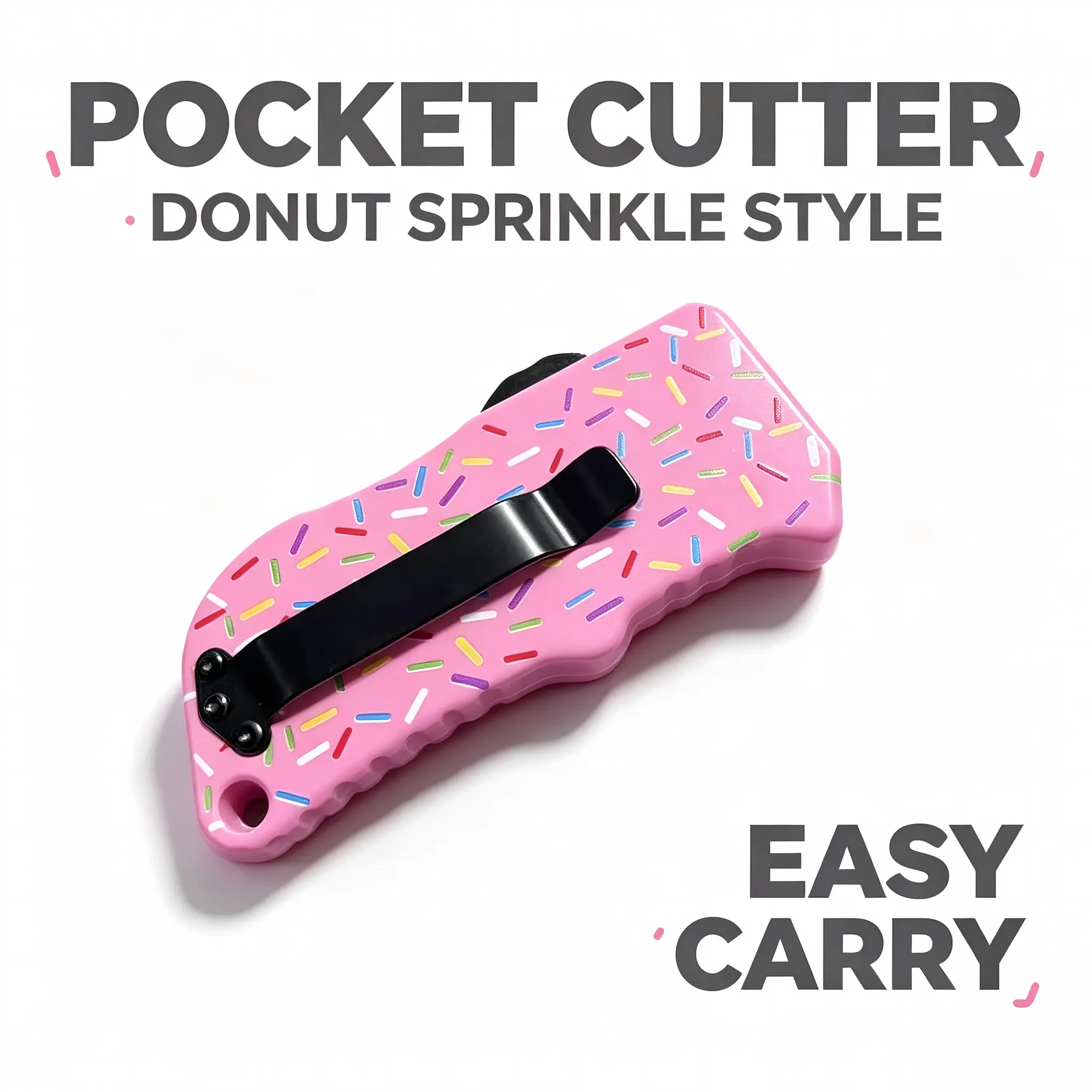 Pocket Utility Knife, Portable Clip Foldable Box Cutter for Warehouse, Camping, Home Daily Package Cutting Tasks