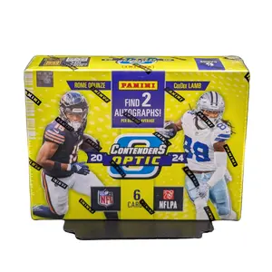 Panini 2024 Contenders Optic Hobby Box - Find 2 Autographs per Pack Average - 6 Cards per Pack - NFL Trading Card Pack