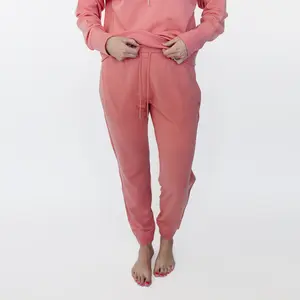Women's Merino Wool Jogger, Dusty Rose