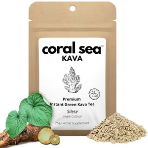Instant Kava Tea Powder Kelai - Volcano Island’s Secret - 12+ Servings - Noble Kava Juice from Epi Island Vanuatu - Stress Release & Mood Support - Non-Habit Forming - Easy Mix 30:1 Concentrate