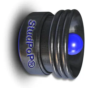 (R)    Stud Finder - No , No Calibration, 3X  Reliable,  for Lath & Plaster, Metal Studs - Visual & Audible , Simple & Fun to Use - 1"