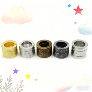 Trendy Foldable Four Finger Fidget Ring In Antique Finish With Durable Alloy Construction Sensory Jewelry For Everyday Wear Mindful Moments And Focused Calm