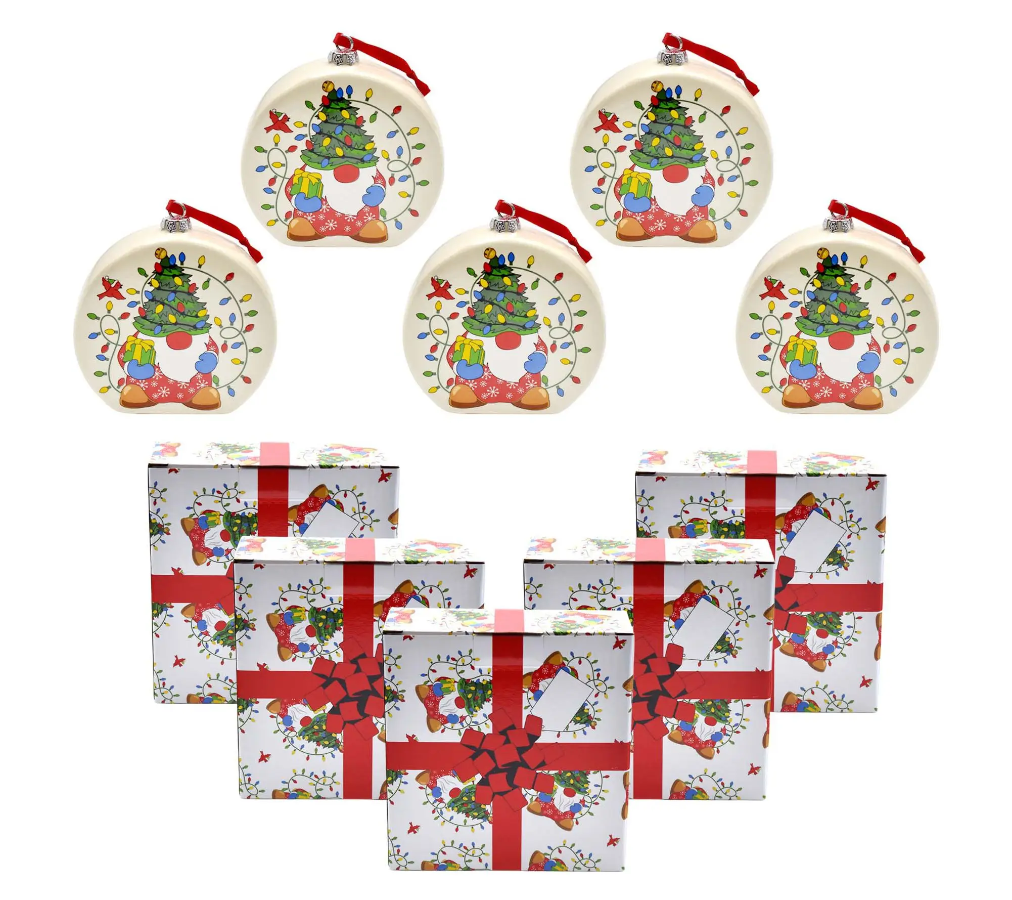 Temp-tations Set of 5 Recipe Ornaments