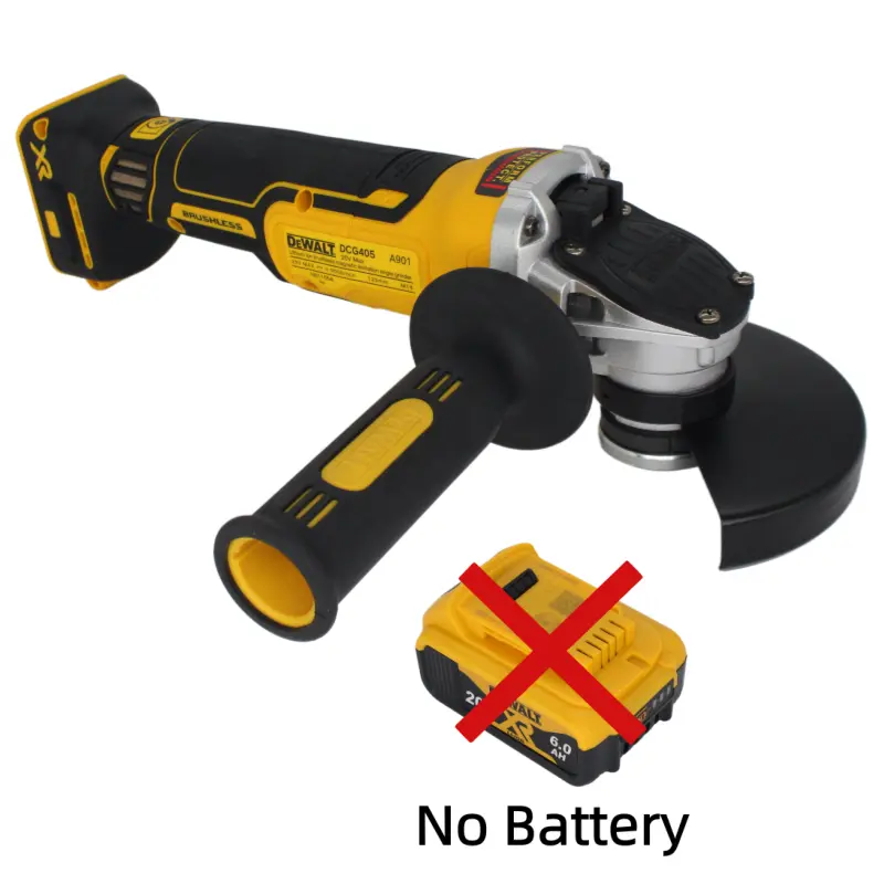 Dewalt DCG405NT 20V MAX Brushless Motor Cordless Multitool with Batteries - 125mm, 9000 RPM, Unmatched Mobility, for Polishing-Cutting, Ideal for DIY Enthusiasts (Tools & Hardware Accessories), 20V Max Power