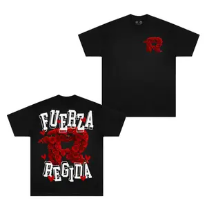 Fuerza Regida Rose Logo Shirt, Floral R Design Regional Mexican Music Merch, Gift For Fans & Couples, Shirt For Men Women