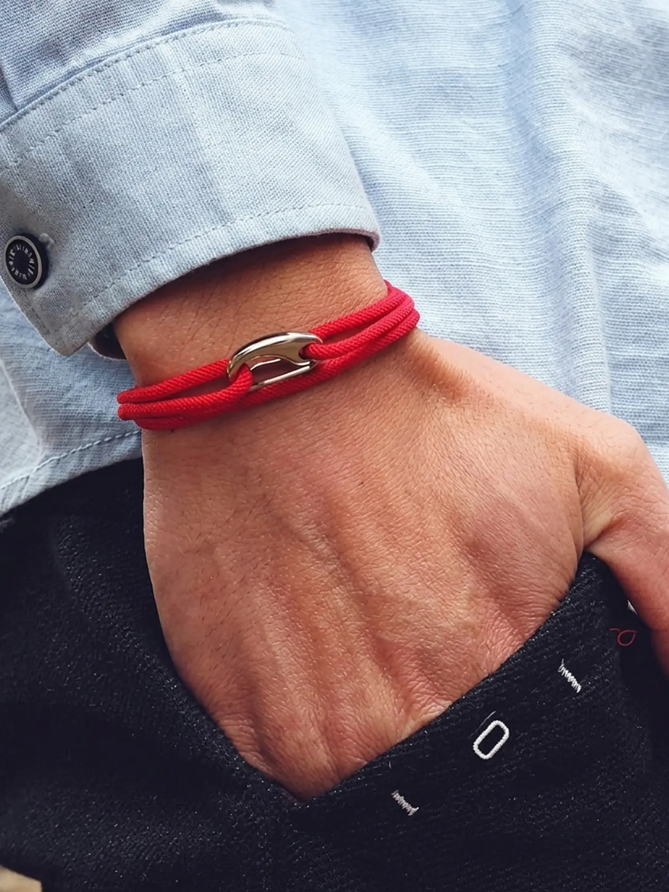 Nautical Anchor Braided Rope Bracelet, Minimalist Vintage Style Adjustable Waterproof Wristband, Unisex Daily Wear Gift, Adjustable Minimalist Bangle