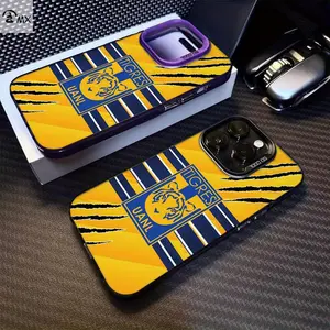 Tiger Team Emblem Background Claw Mark Yellow Blue Pattern Design for Iphone17, 16, 16Plus, 16Pro, 16Promax, 16E, for Iphone 15, 15Plus, 15Pro, 15Promax, 14, 14Plus, 14Pro, 14Promax, 13, 13Pro, 13Promax, 12, 12Pro, 12Promax, 11, 11Pro Max, 7, 8, X, XS, SE