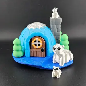 3d Printed mini houses