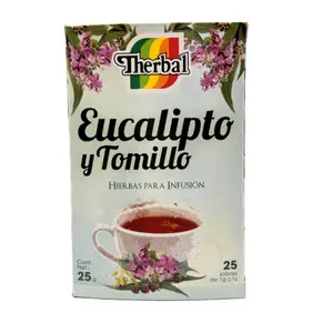 Therbal Eucalipto con Tomillo Tea - Eucalyptus & Thyme - 25 Tea Bags - Beverage