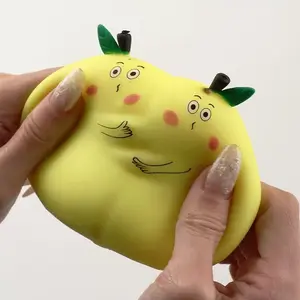 Never Separate Hug Pear Squishy Toy Cute Simulation Fruit Stress Relief Squeeze Toy Kids 6.1 Children's Day Gift