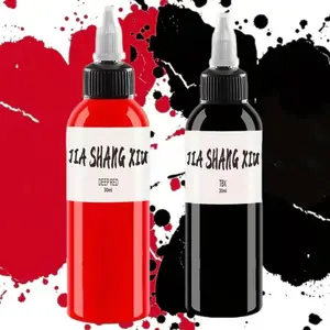 Tattoo Ink, 2 Counts Professional Tattoo Pigment, Tattoo Painting Pigment, Body Art Pigment, Body Art Supplies for Home & Salon Use, Cosmetic