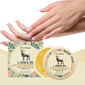 Lanolin Intensive Hand & Foot  Stick for Dry Cracked Skin - Moisturizing Repair Treatment with Shea Butter, Vitamin E, Tea Tree & Aloe - Non-Greasy, Fast Absorption