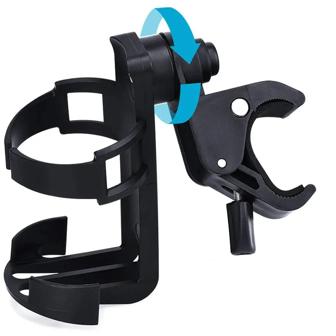 Universal Rollator Cup Holder – 360° Adjustable Drink Holder for Wheelchairs, Walkers & Bikes