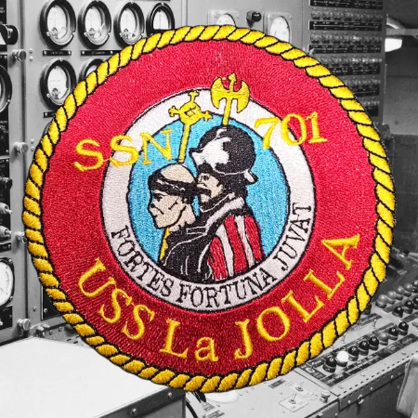 USS La Jolla Ships Patch SSN 701 US Navy Submarine Jacket Patch 4.91 Inches