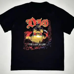 Dio The Last In Line Black Sabbath Heavy Metal Graphic T-Shirt, Music Sweatshirt, Retro Pullover Hoodies, Gift for Fans