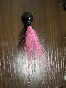 Black GumBall hair jig Black GumBall hair jig