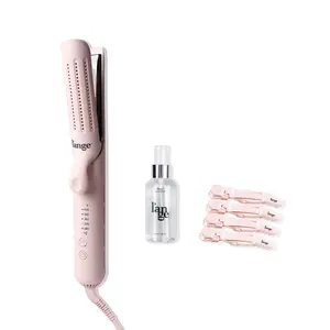 L'ANGE HAIR -  Duo It All Starter Pack - Le Duo 2-in-1 360 Titanium Airflow Curling Iron, Alligator Hair Clips, Rival Heat Shield Protectant 4oz