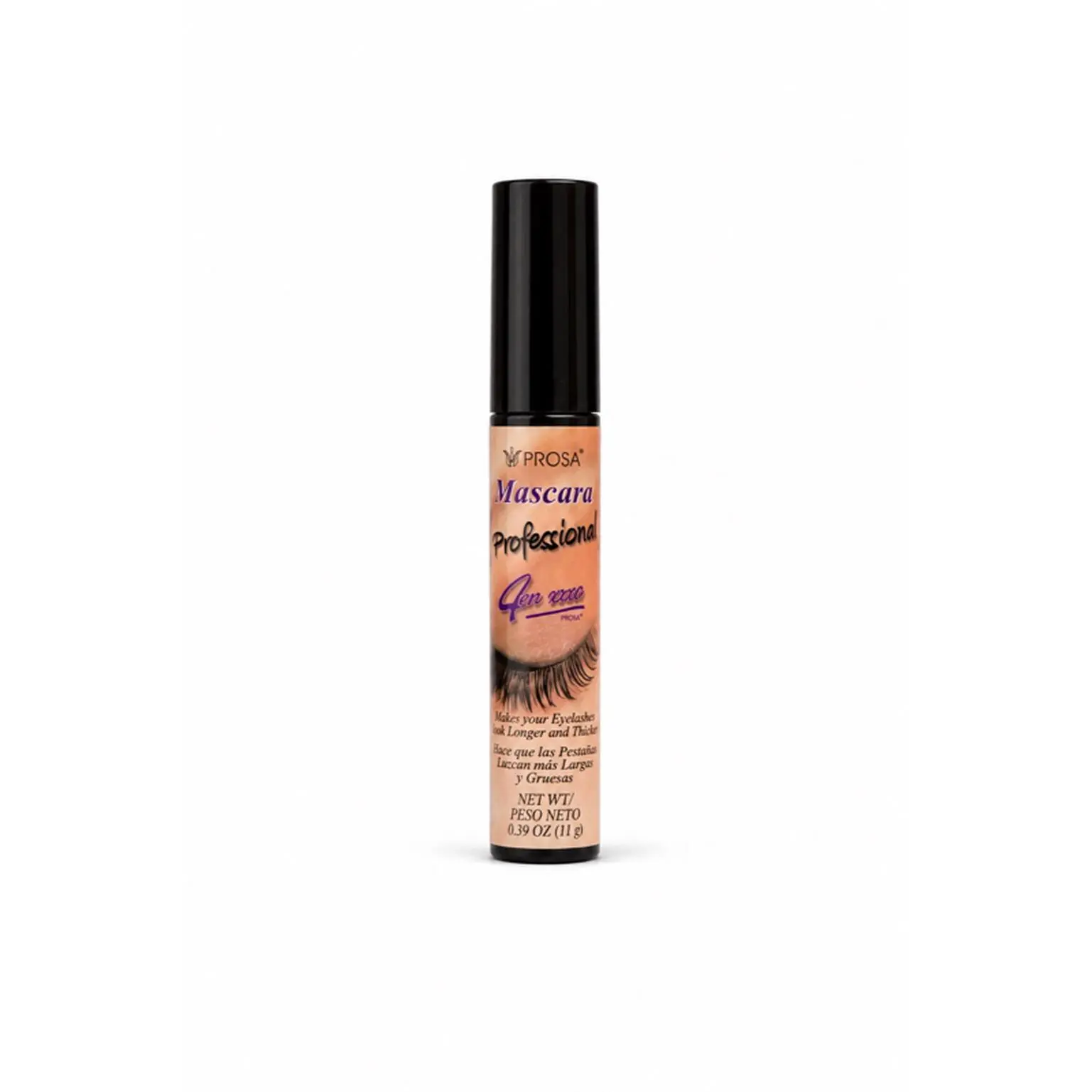 Prosa Professional Mascara - 0.39 oz, Long-lasting, Volumizing, and Thickening Formula for Lashes