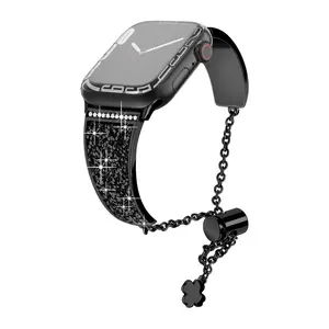 WorryFree Gadgets Apple Watch 42/44/45mm Metalystal Band