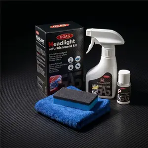 Auto Headlight Lens Restoration Kit - Restores Hazed, Yellowed & Oxidized Lights for All Vehicles