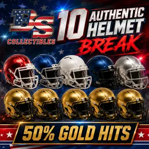 (10) BS Collectibles Full Size Authentic! 50% Gold Bags! Pick Your Team