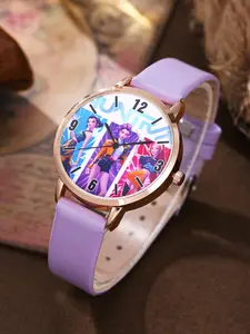 Women’s Quartz Watch Cartoon Design, Ideal Gift for Anime Fans & Daily Wear, Perfect for School Parties & Festivals