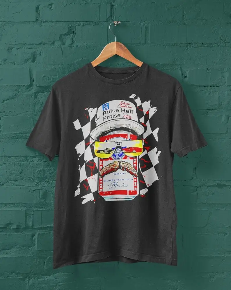 Raise Hell Praise Dale Vintage 90s Bootleg T-Shirt, Retro 2000s Graphic Tee, Funny TShirt, Washed Cotton, Unisex Adult Tees Classic Fabric Streetwear