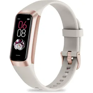 Fitness Tracker with Step Counter/Calories/Stopwatch, Activity Tracker, Health Tracker with Heart Rate Monitor, Sleep Tracker,1.10''AMOLED Touch Color Screen, Pedometer Watch for Women Men