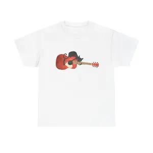 Cat Playing Guitar T-Shirt | Music Cat Illustration Unisex