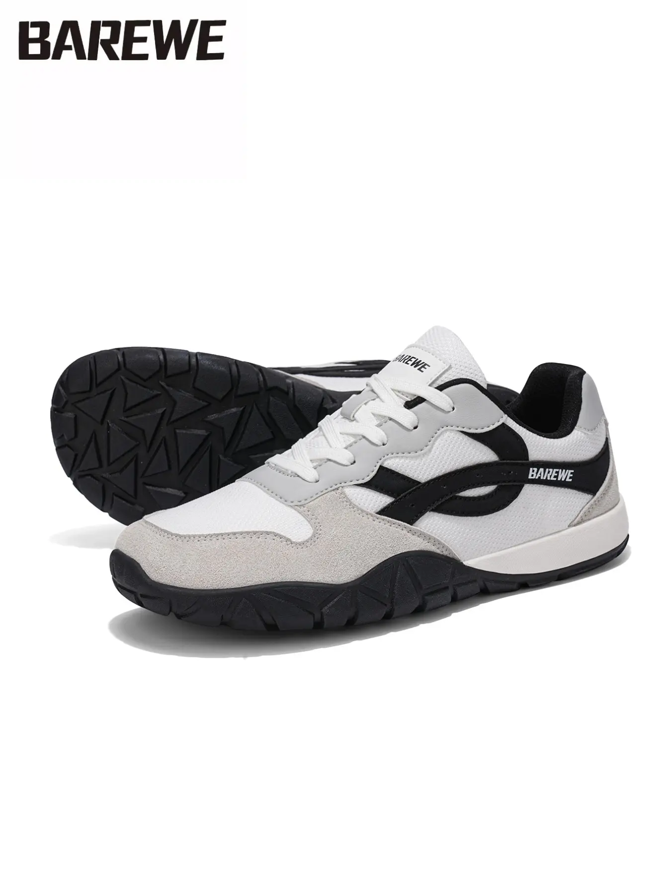 Barewe Unisex Wide Fit Barefoot Shoes, Zero Drop Spring Summer Casual Sports Sneakers, Casual Walking Sneakers, Comfortable Athletic Footwear for Men and Women, Athletic Training Sneakers, Casual Athletic Trainers