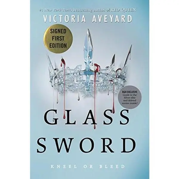USED Book - Glass Sword (Signed Edition) Red Queen Series #2 by Victoria Aveyard (Unknown)