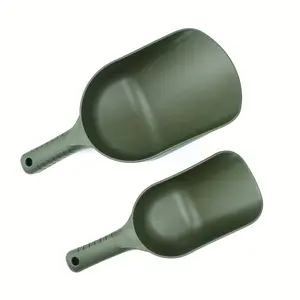 Baiting Spoon Multipurpose Handy Scoop Carp Fishing Spoon Food Shovel Baiting Spoon Portable PP Plastic Carp Fishing Baiting Throwing Spoon for Fishing Bait Throwing(2pcs)